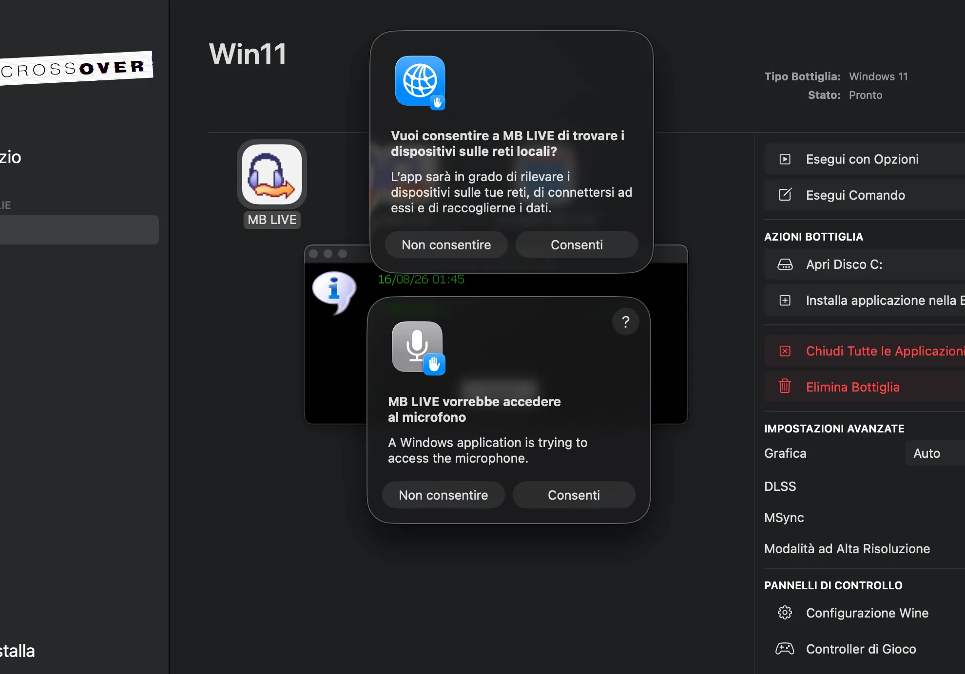 Tredicesima immagine tutorial: installazione di CrossOver